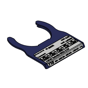 BT30 Tool Tag Printable Model
