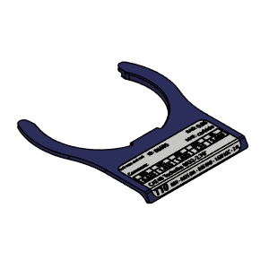 CAT40 Tool Tag Printable Model